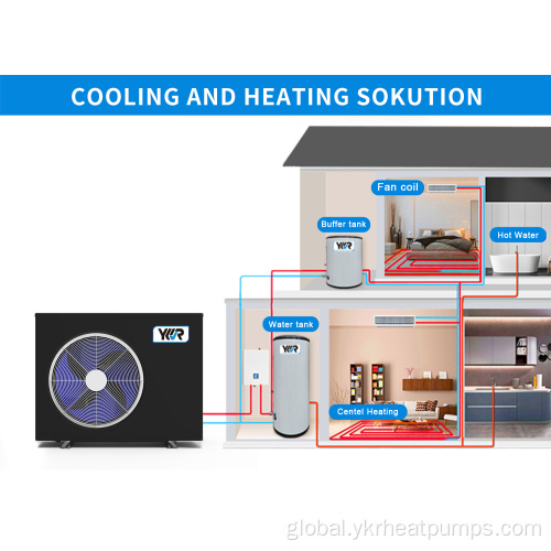 Air Source Heat Pump for Commercial YKR Invention Multifunction Air Source Heat Pump Manufactory